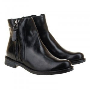 Ghete casual imblanite din piele naturala italia Antonia