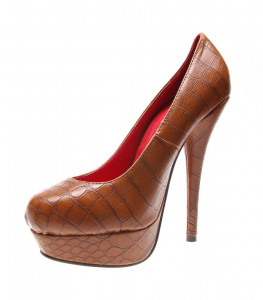 Pantofi de dama camel Snake