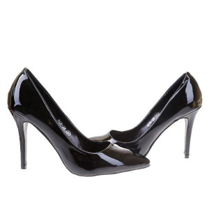 Pantofi Stiletto cu toc inalt din lac Amalia