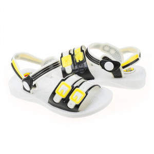 Sandale copii unisex cu sonerie in talpa Alma blk
