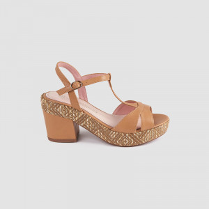 Sandale dama, DIALA, Beige