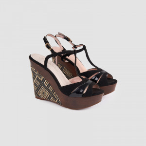 Sandale dama, ELESA, Negru