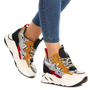 Sneakers dama Samanta Alb