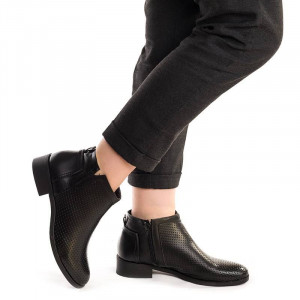 Botine casual sport chic Mia negru