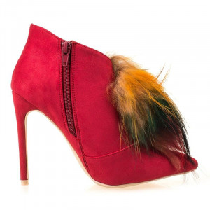 Botine la moda cu blana Mia
