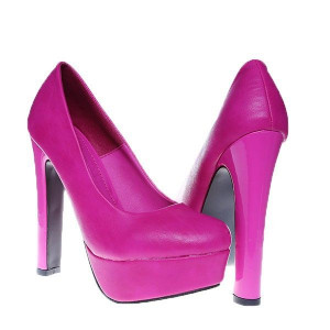 Pantofi platforma Bombone cyclam