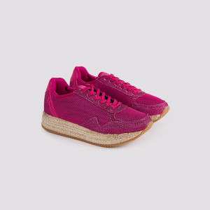 Pantofi sport dama, SHINY, Fuxia