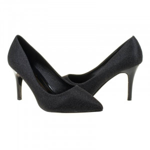Pantofi stiletto eleganti cu toc mediu Marta blk