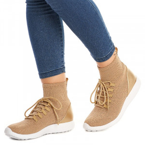 Sneakers dama din material elastic Sabrina