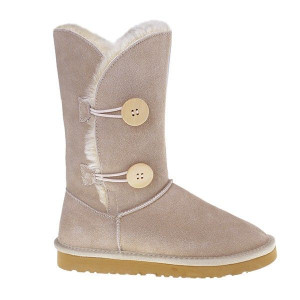 Cizme din piele naturala Malmo beige
