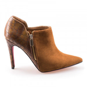 Botine cu toc la moda Angelina