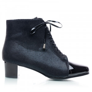 Botine dama cu toc mic Antonia negru