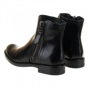 Ghete casual imblanite din piele naturala italia Antonia