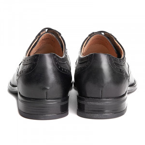 Pantofi barbati din piele naturala oxford Beppe negru