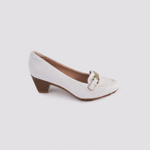 Pantofi dama, ARIEL, ALB