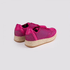 Pantofi sport dama, SHINY, Fuxia