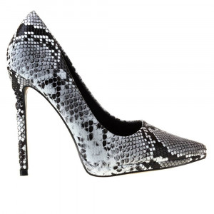 Pantofi stiletto cu toc inalt snake Martina