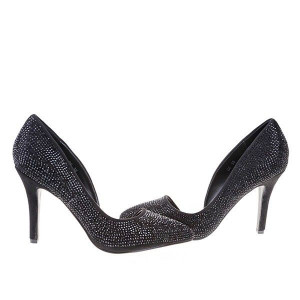 Pantofi stiletto negrii Julia