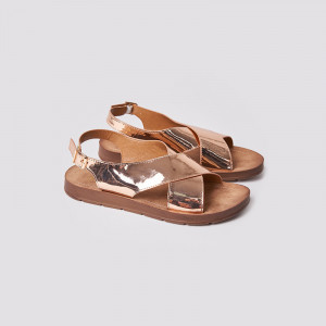 Sandale dama, casual, Rose