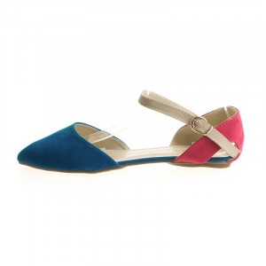 Balerini Piele Albastri Trendy Giulia
