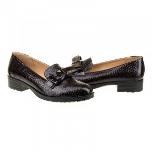 Mocasini chic Maria maro
