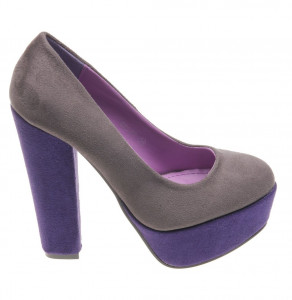 Pantofi de dama grey/purple Sky