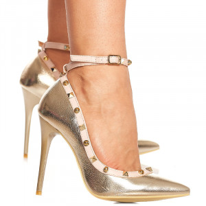 Pantofi stiletto cu toc inalt Angeline