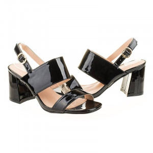 Sandale cu toc chic Maria blk