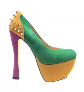 Pantofi dama verzi Spider