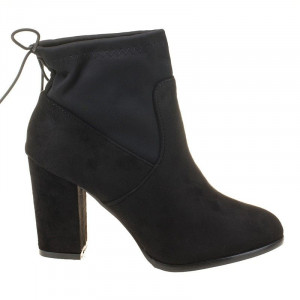 Botine chic din velur Anne