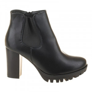 Botine cu toc Amaretta