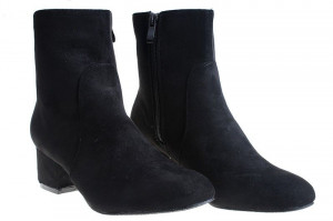 Botine cu toc office Amalia blk