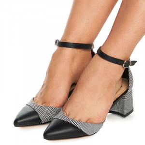 Pantofi cu toc mic gros Ecaterina