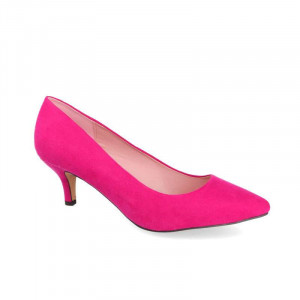 Pantofi Dama, Toc mic, Fuxia