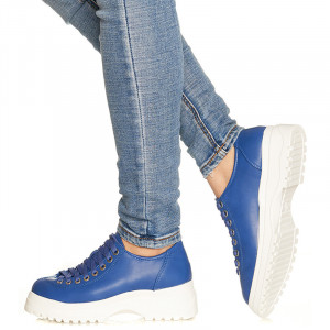 Pantofi sport cu talpa usoara din spuma Maria albastru