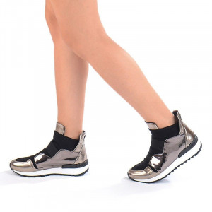 Pantofi sport la moda metalic Marta