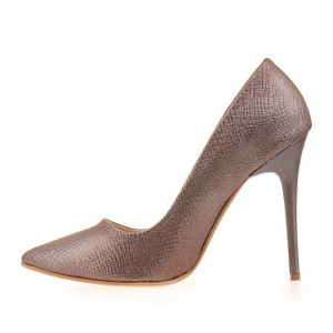 Pantofi stiletto Adele bronze