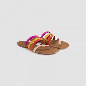 Papuci dama, IDALIA, Beige
