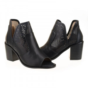 Sandale cu toc la moda Adriana blk