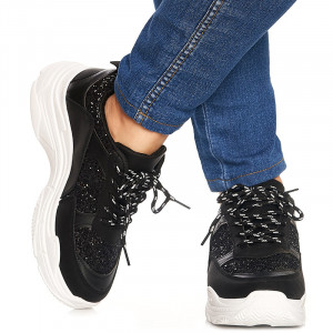 Sneakers dama Alison negru
