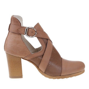 Botine de vara din piele naturala Kim