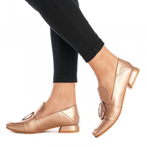 Mocasini Auriu Trendy Salma