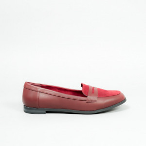 Mocasini KLARA bordo