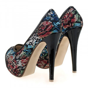Pantofi cu platforma snake Anita