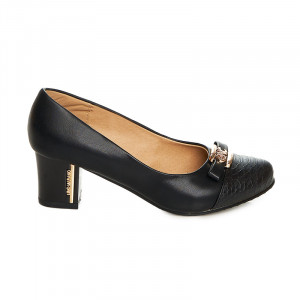 Pantofi office cu toc mediu gros Amelie