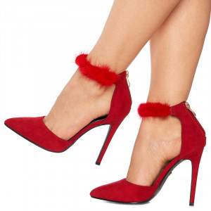 Pantofi stiletto cu toc inalt Ilaria