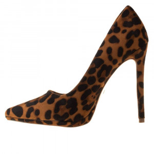 Pantofi stiletto cu toc inalt leopard Martina