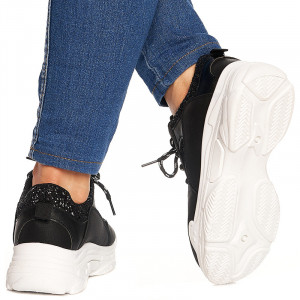 Sneakers dama Alison negru