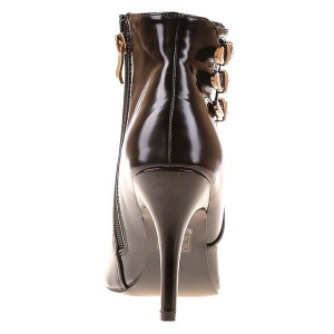 Botine cu toc elegante Carmela negre