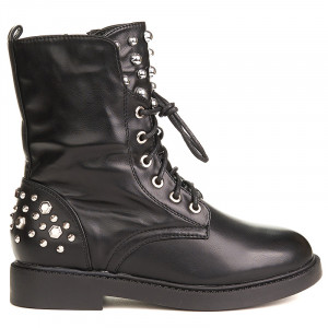 Ghete casual cu siret Paris negru